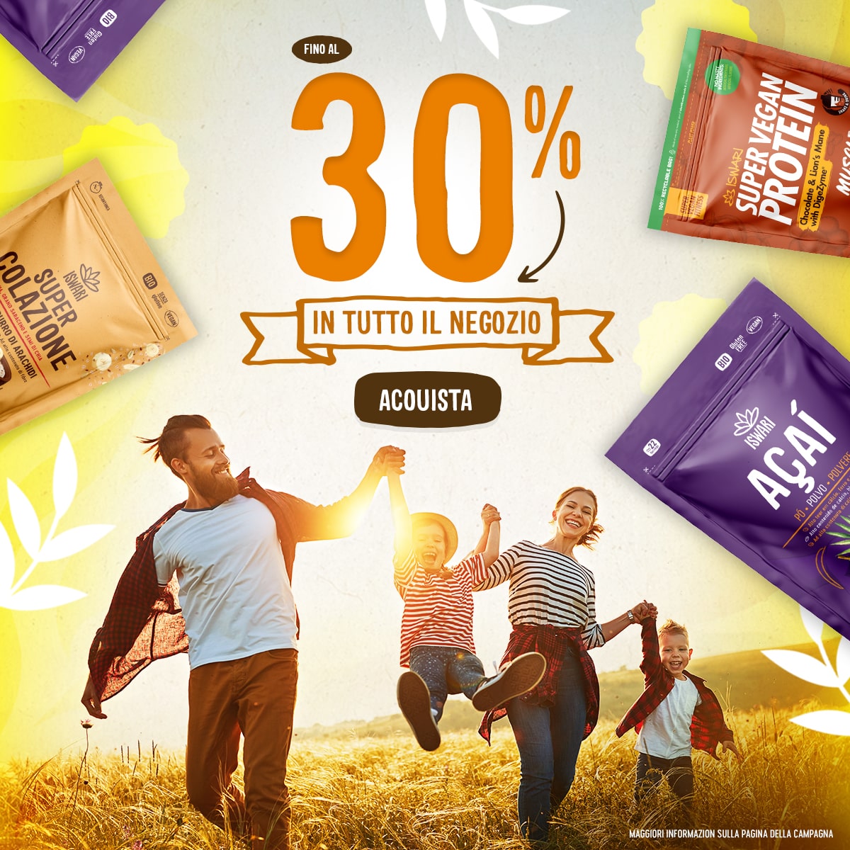 Fino al 30% in tutto il negozio